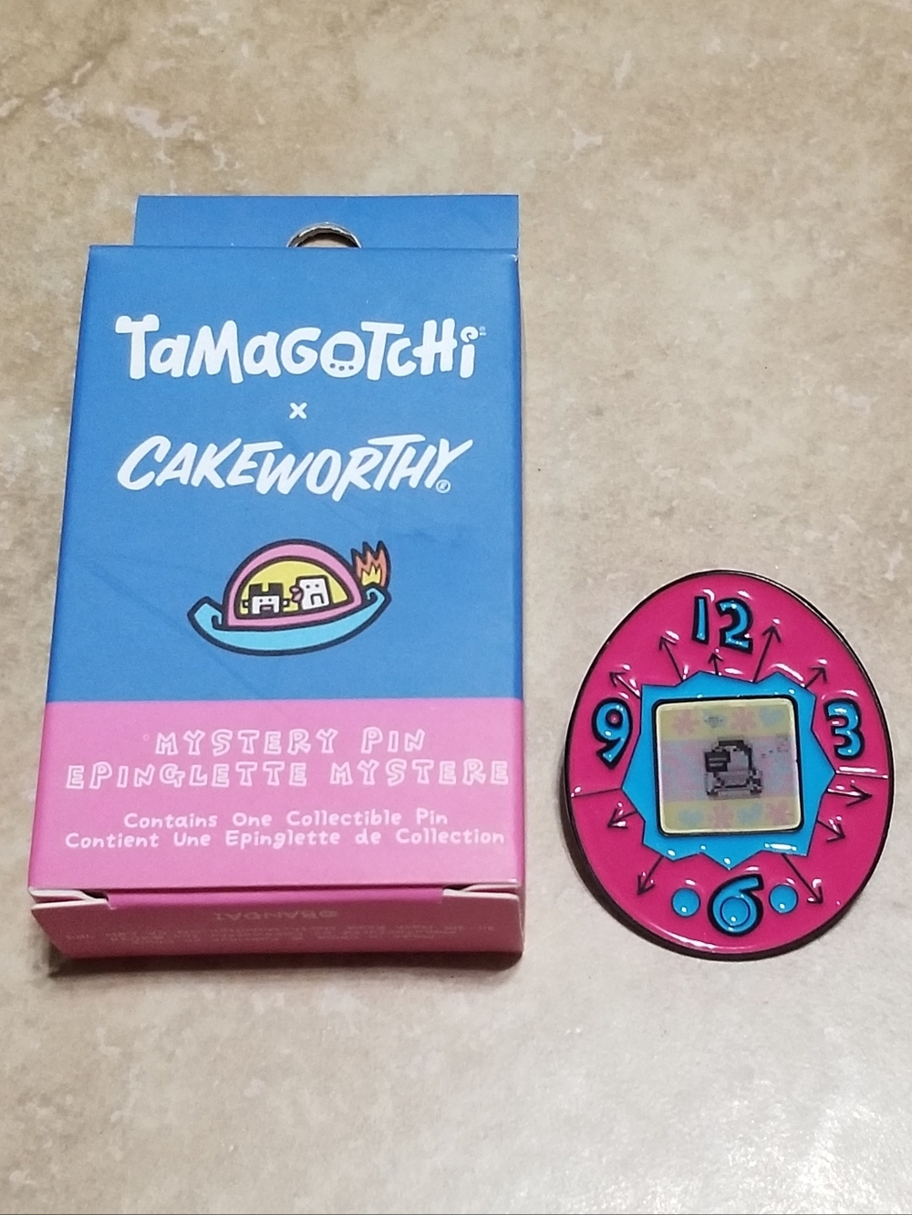 Pink Tamagotchi x Cakeworthy Mystery Lenticular Pin